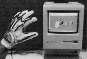 Hand manipulating 3D objects with a glove